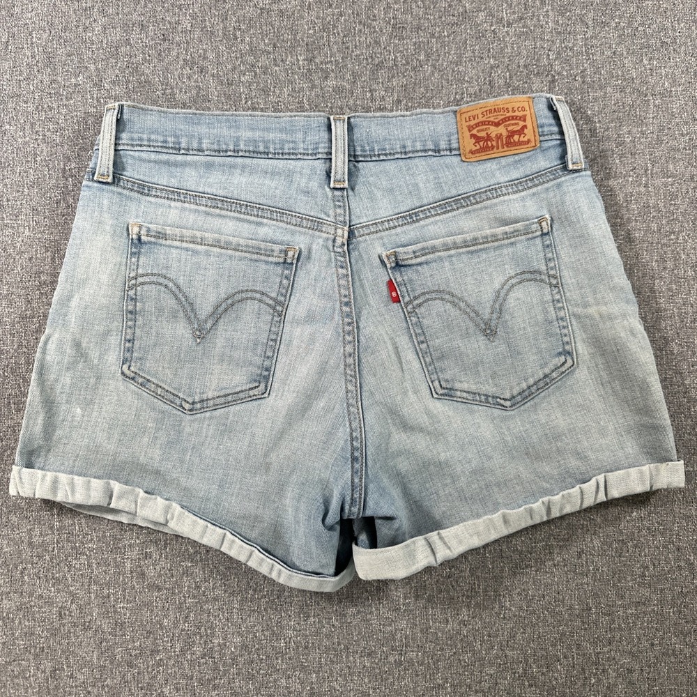 Levi's Light Blue Denim Jean Shorts